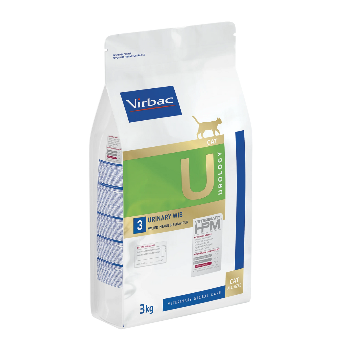 Virbac Veterinary HPM Diététique Urology Urinary WIB - croquettes chat