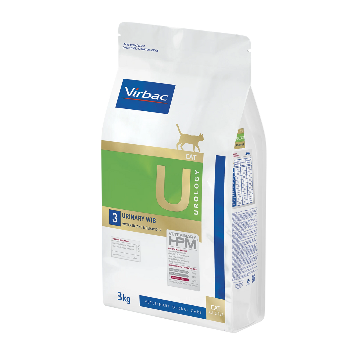 Virbac Veterinary HPM Diététique Urology Urinary WIB - croquettes chat