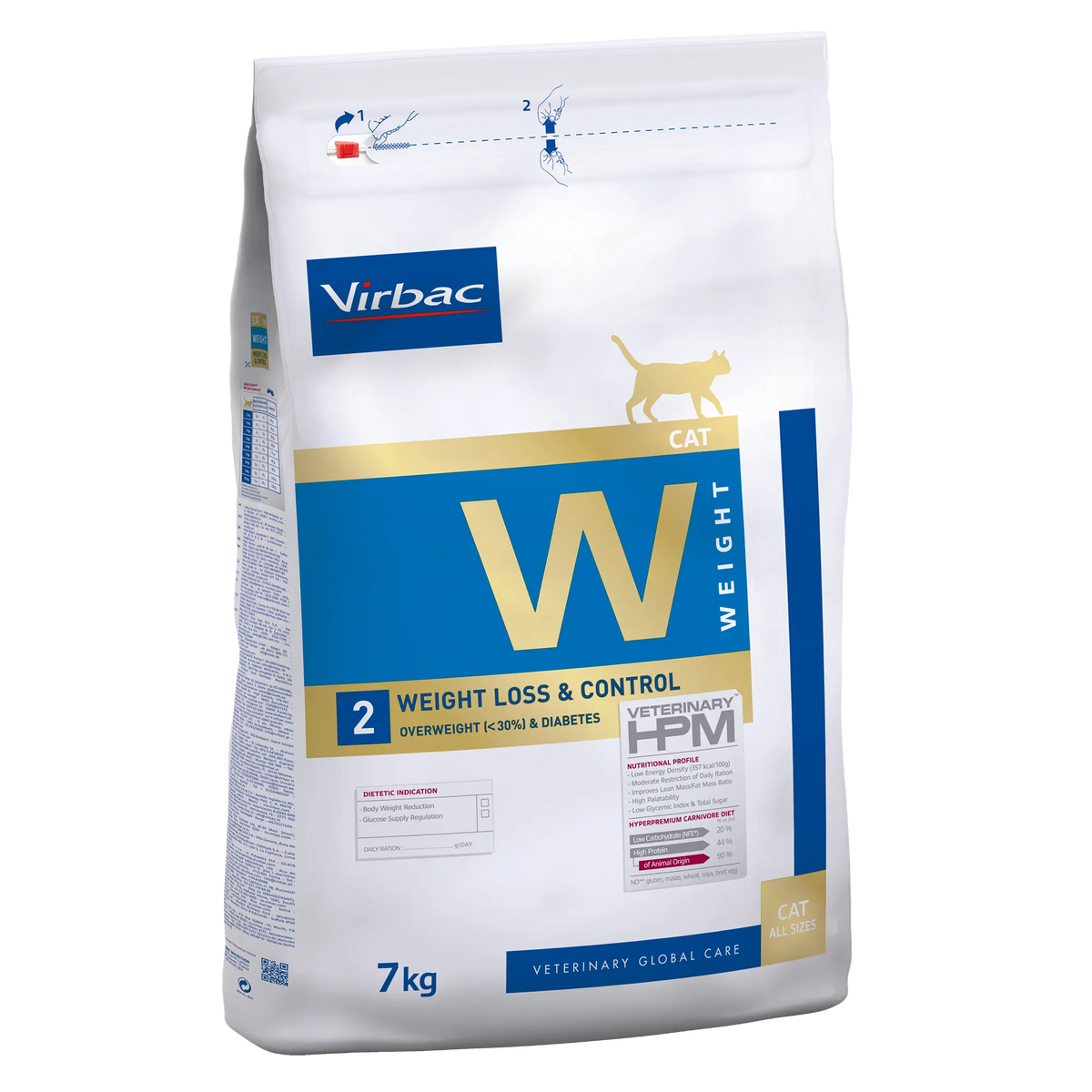 Virbac Veterinary HPM Diététique Weight Loss & Control - croquettes chat