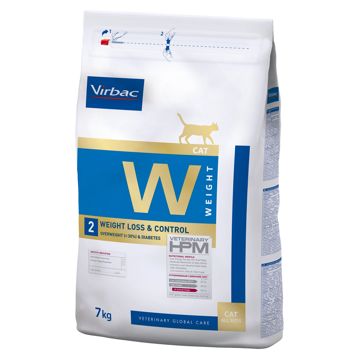 Virbac Veterinary HPM Diététique Weight Loss & Control - croquettes chat