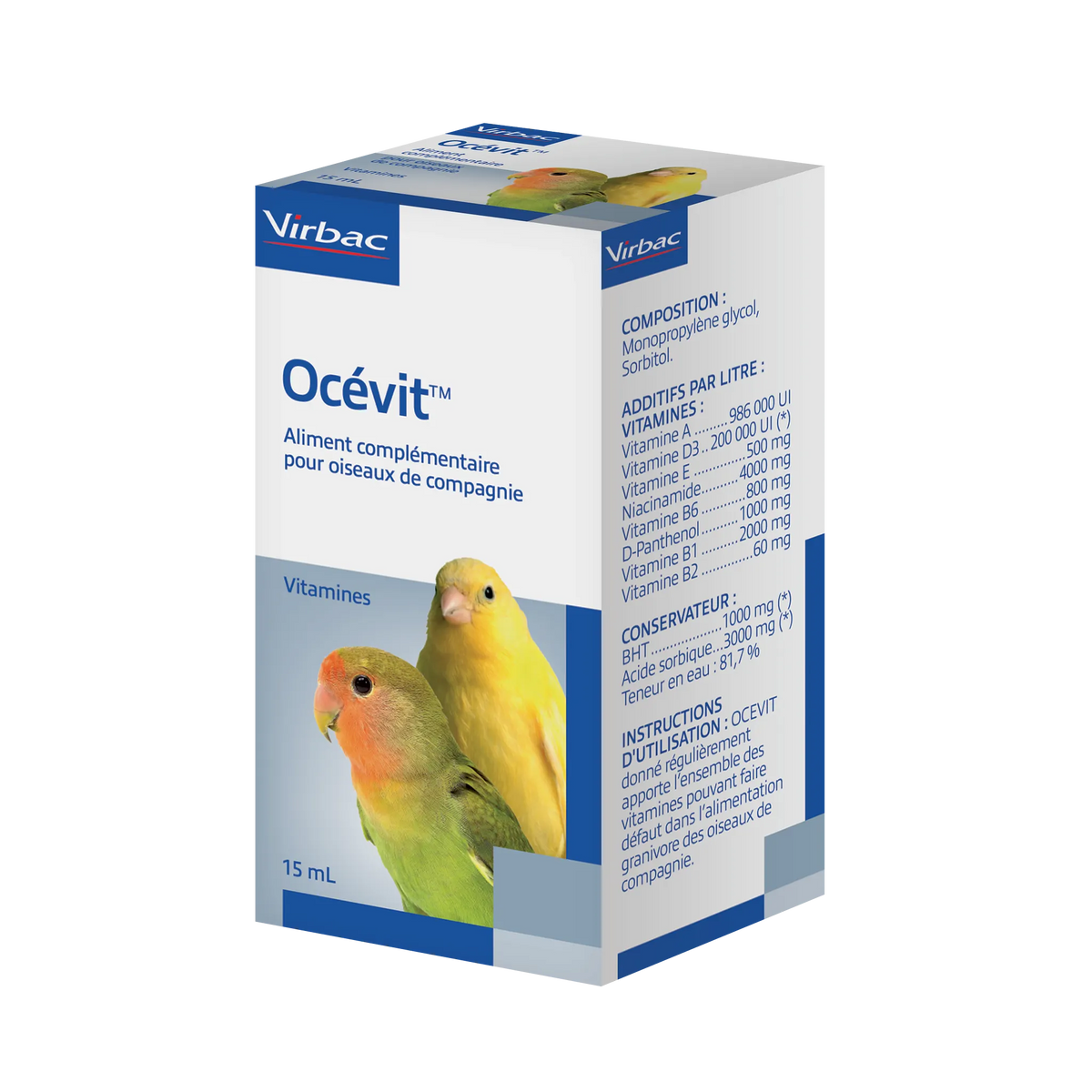 Océvit aliment complémentaire oiseaux