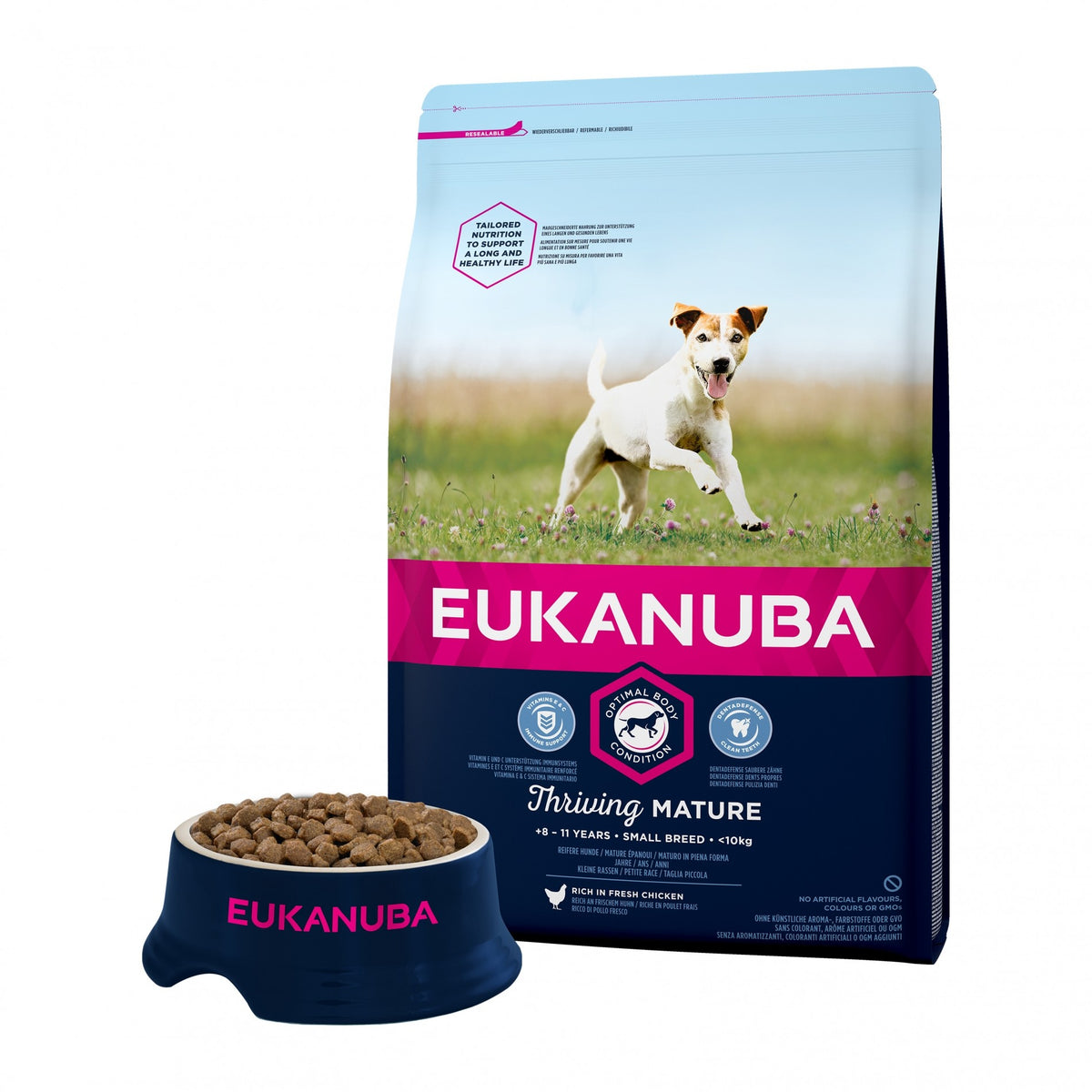 Eukanuba Thriving Mature Small Breed au poulet - croquettes chien
