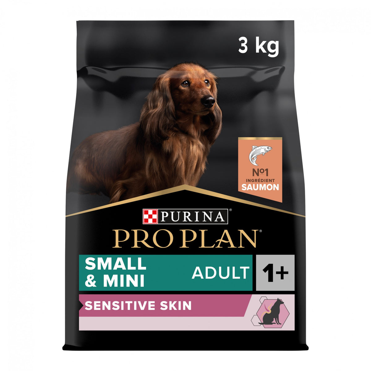 Pro Plan Sensitive Skin Small & Mini Adult au saumon - croquettes chien