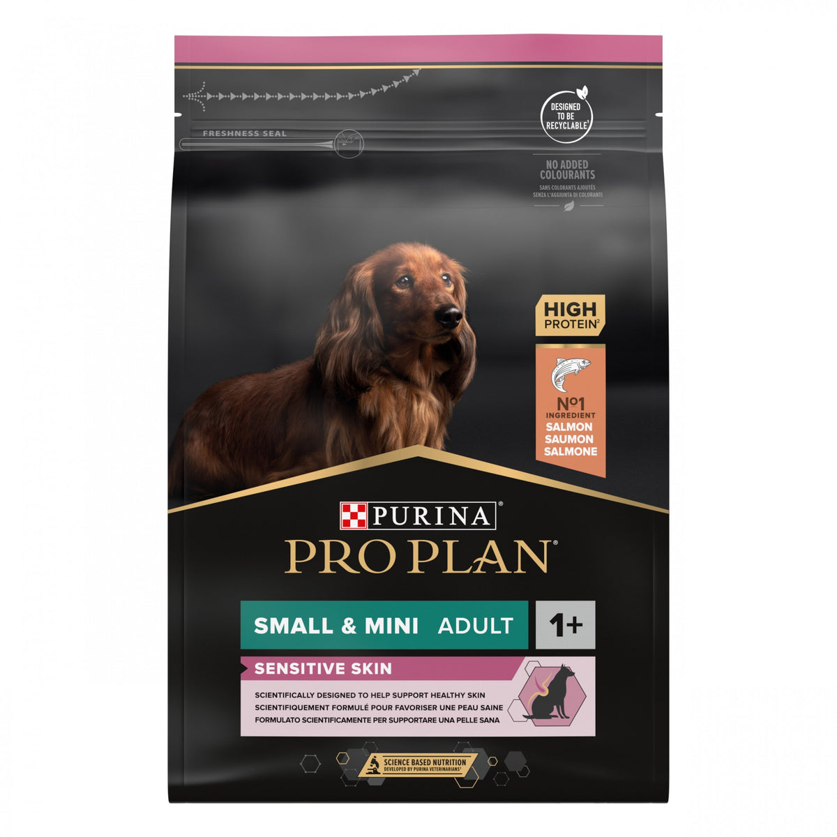 Pro Plan Sensitive Skin Small & Mini Adult au saumon - croquettes chien