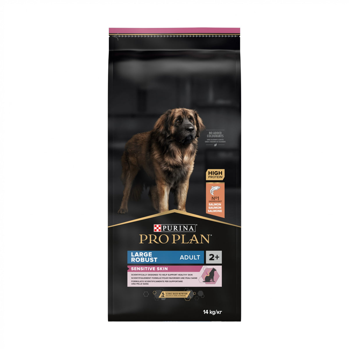 Pro Plan Sensitive Skin Large Robust Adult au saumon - croquettes chien