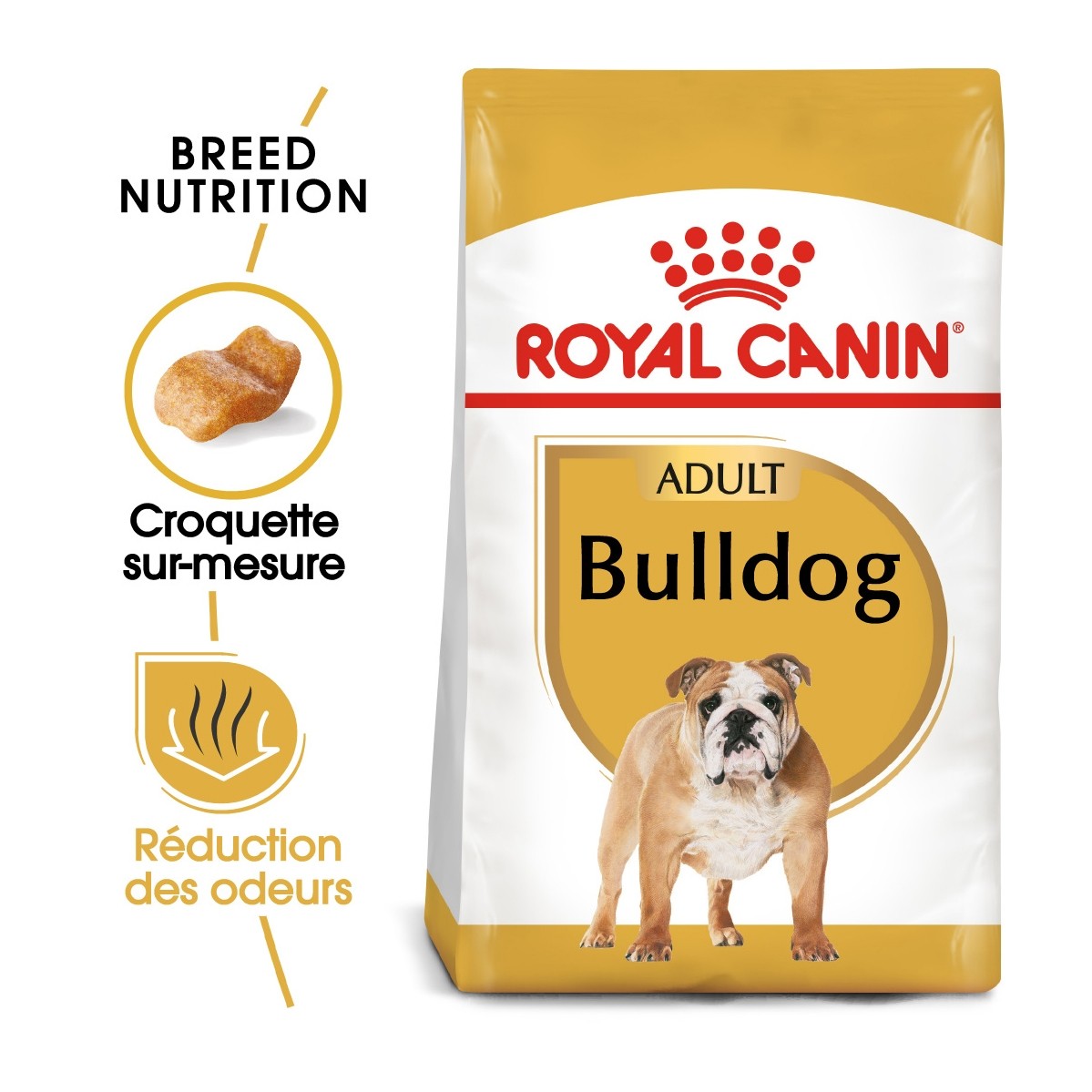 Royal Canin Bulldog Adult (Bulldog Anglais) - croquettes chien