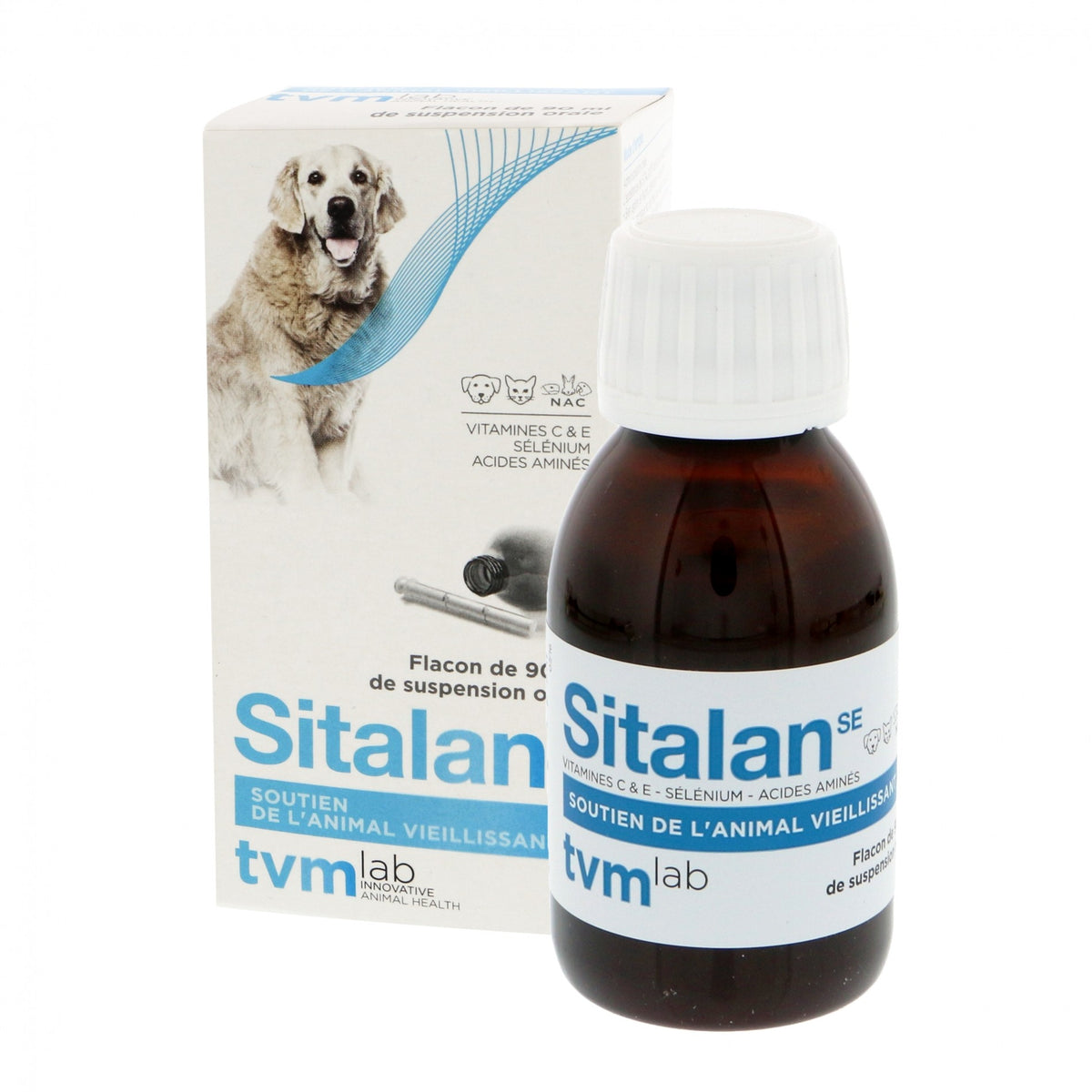Sitalan SE - suspension orale chat, chien, NAC