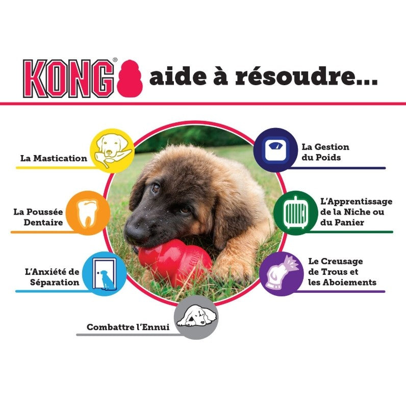 Jouet Extreme Kong à mâcher ultra-résistant chien