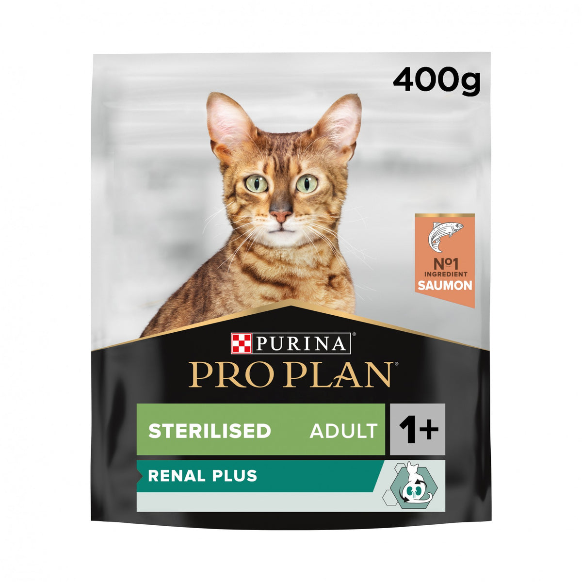 Pro Plan Renal Plus Sterilised Adult au saumon - croquettes chat