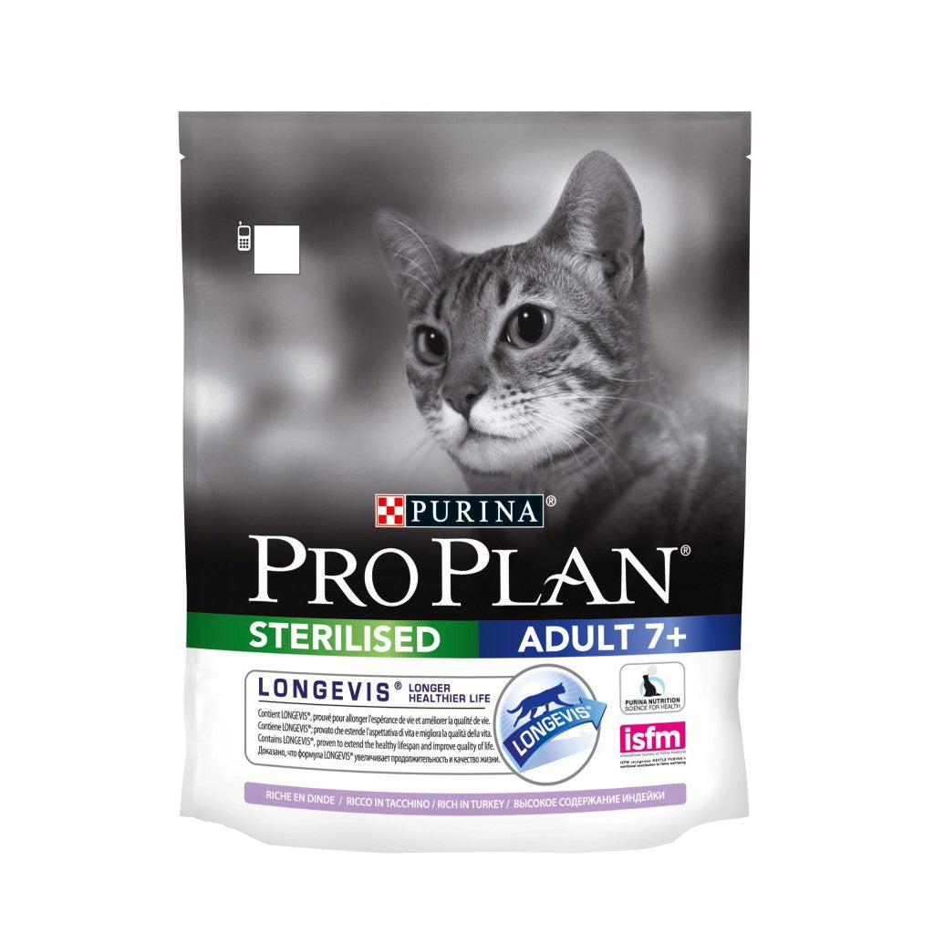 Pro Plan Longevis Sterilised Senior à la dinde - croquettes chat