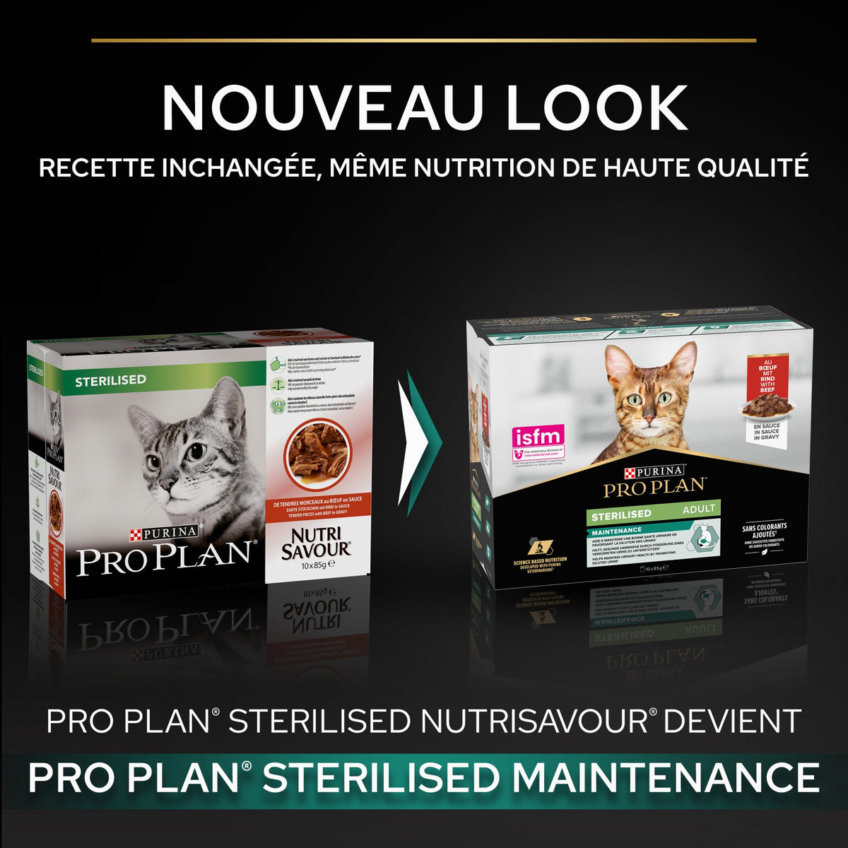Pro Plan Nutrisavour Sterilised en sauce - pâtée chat