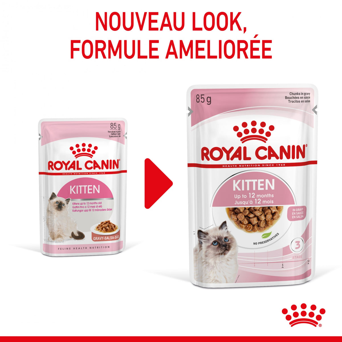 Royal Canin Kitten sauce - pâtée chaton