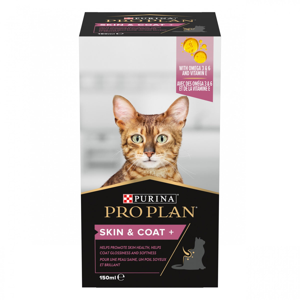 Pro Plan Skin & Coat+ en huile aliment complémentaire chat