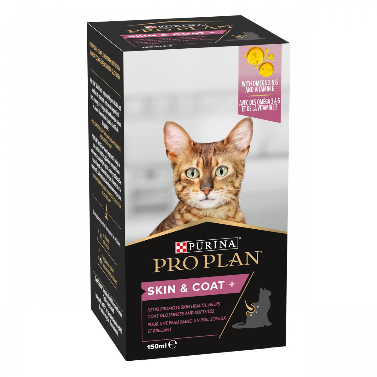 Pro Plan Skin & Coat+ en huile aliment complémentaire chat