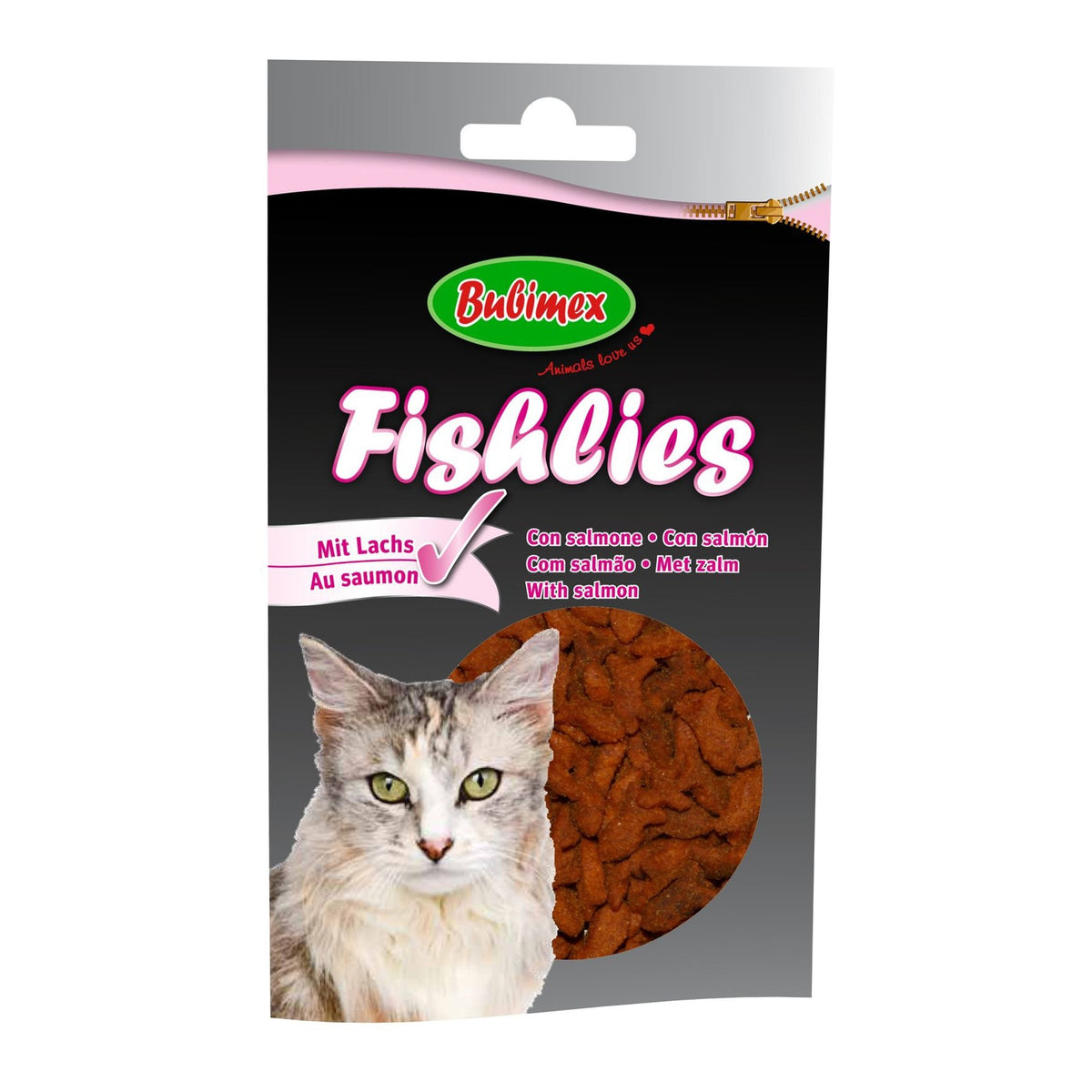 Fishlies au saumon chat