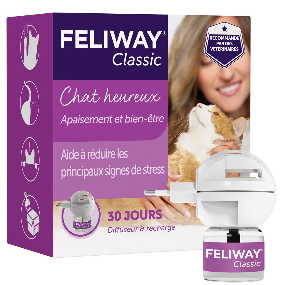 Feliway® Classic diffuseur + recharge (kit complet) chat