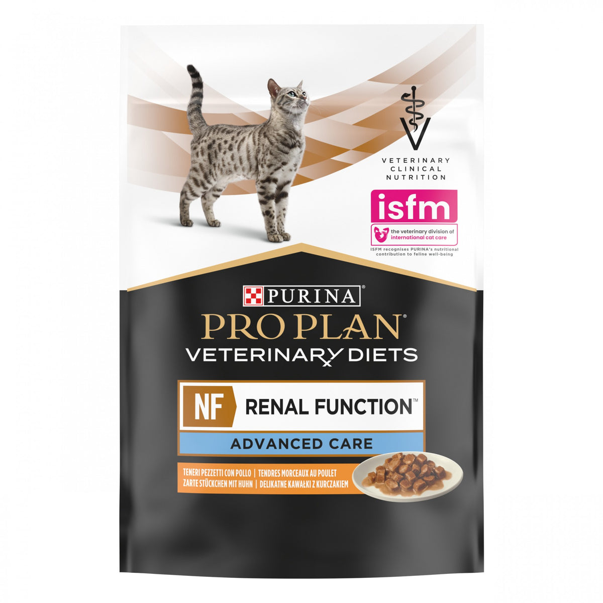 Pro Plan Veterinary Diets NF Renal Function Advance Care – pâtée en bouchées pour chat