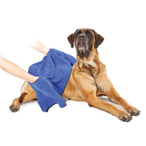 Serviette de bain chien 100x70cm