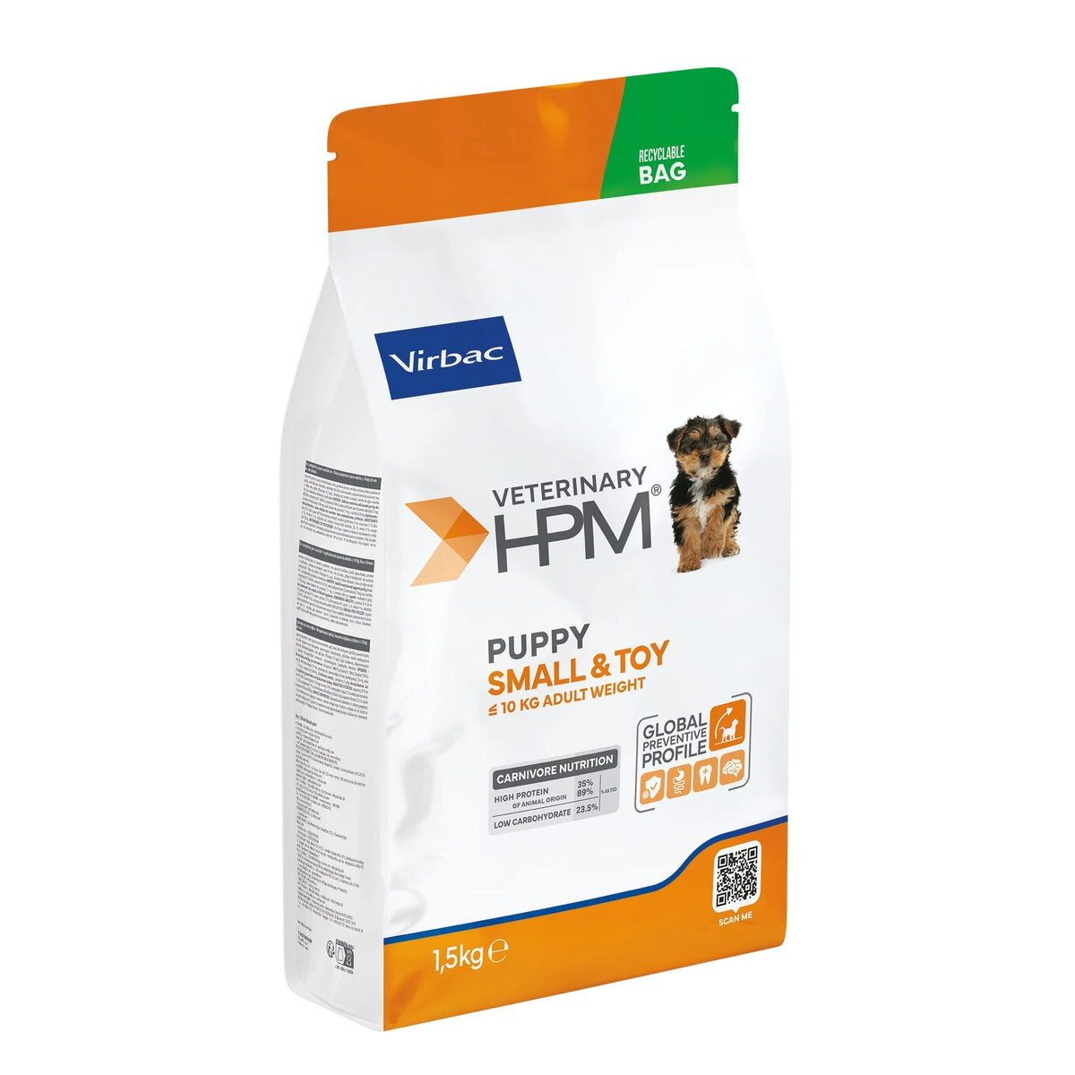 Virbac Veterinary HPM Physiologique Baby Small & Toy - croquettes chiot