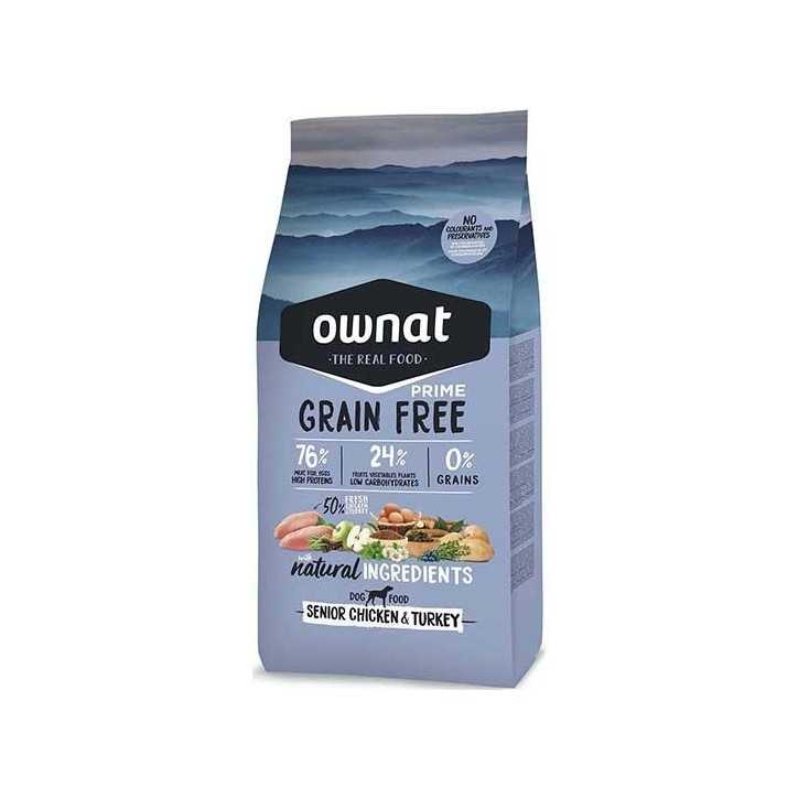 Ownat Grain Free Prime chicken and turkey - croquettes pour chien