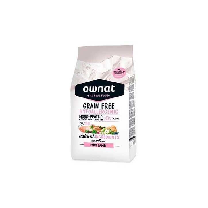 Ownat Grain Free Hypoallergenic Mini Lamb croquettes chien