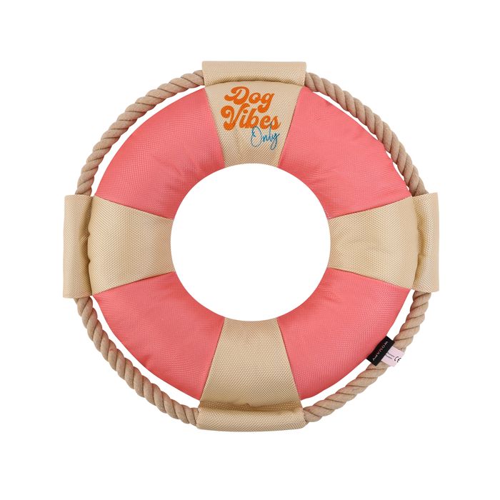 Jouet peluche bouée M couleurs aléatoires - Chien