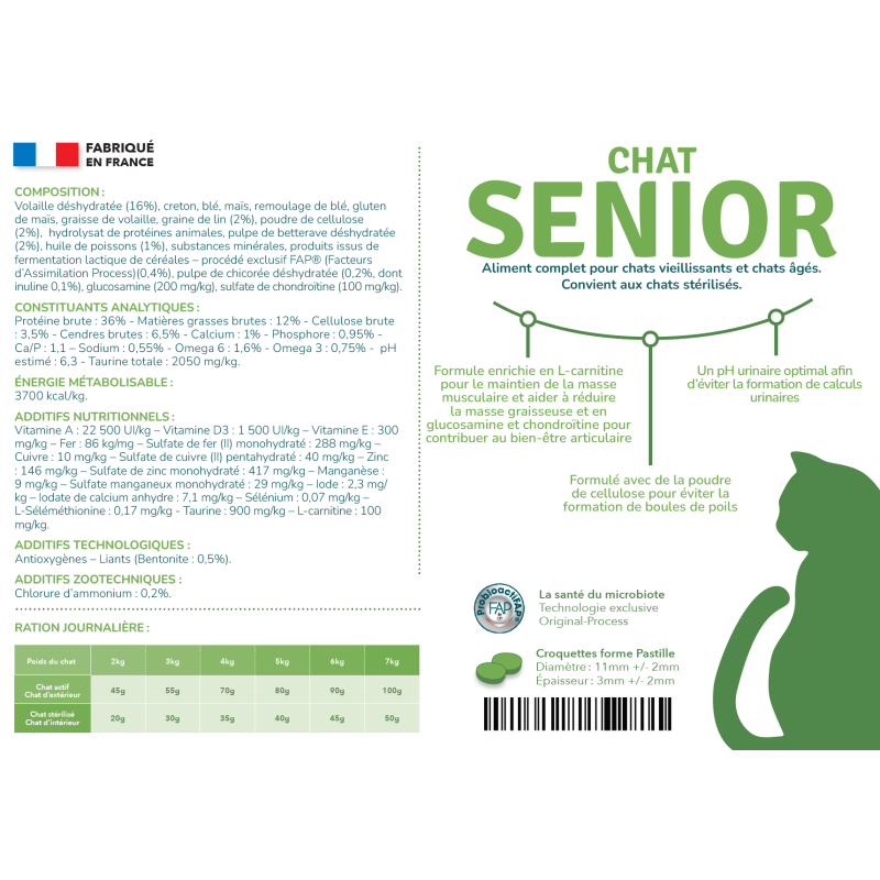 Préférence Senior - croquettes chat