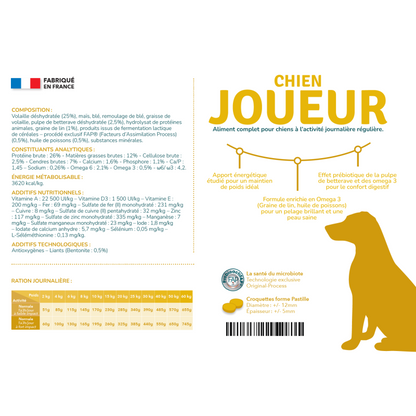Préférence Joueur - croquettes chien