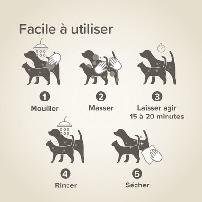 Shampoing Stop Puces Coco chien, chat