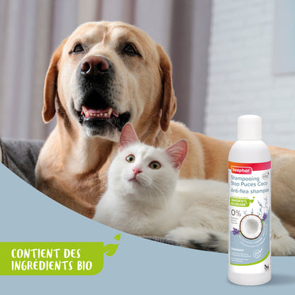 Shampoing Stop Puces Coco chien, chat