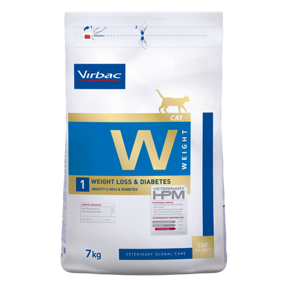 Virbac Veterinary HPM Diététique Weight Loss &amp; Diabetes - croquettes chat