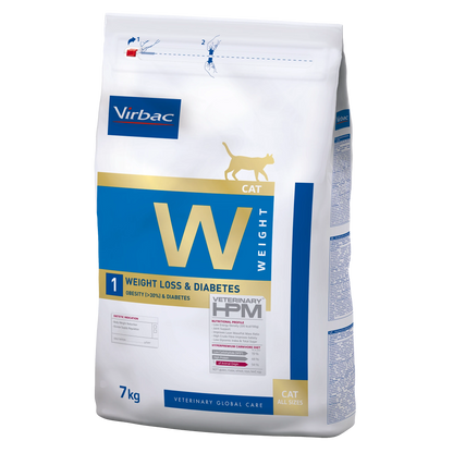 Virbac Veterinary HPM Diététique Weight Loss &amp; Diabetes - croquettes chat