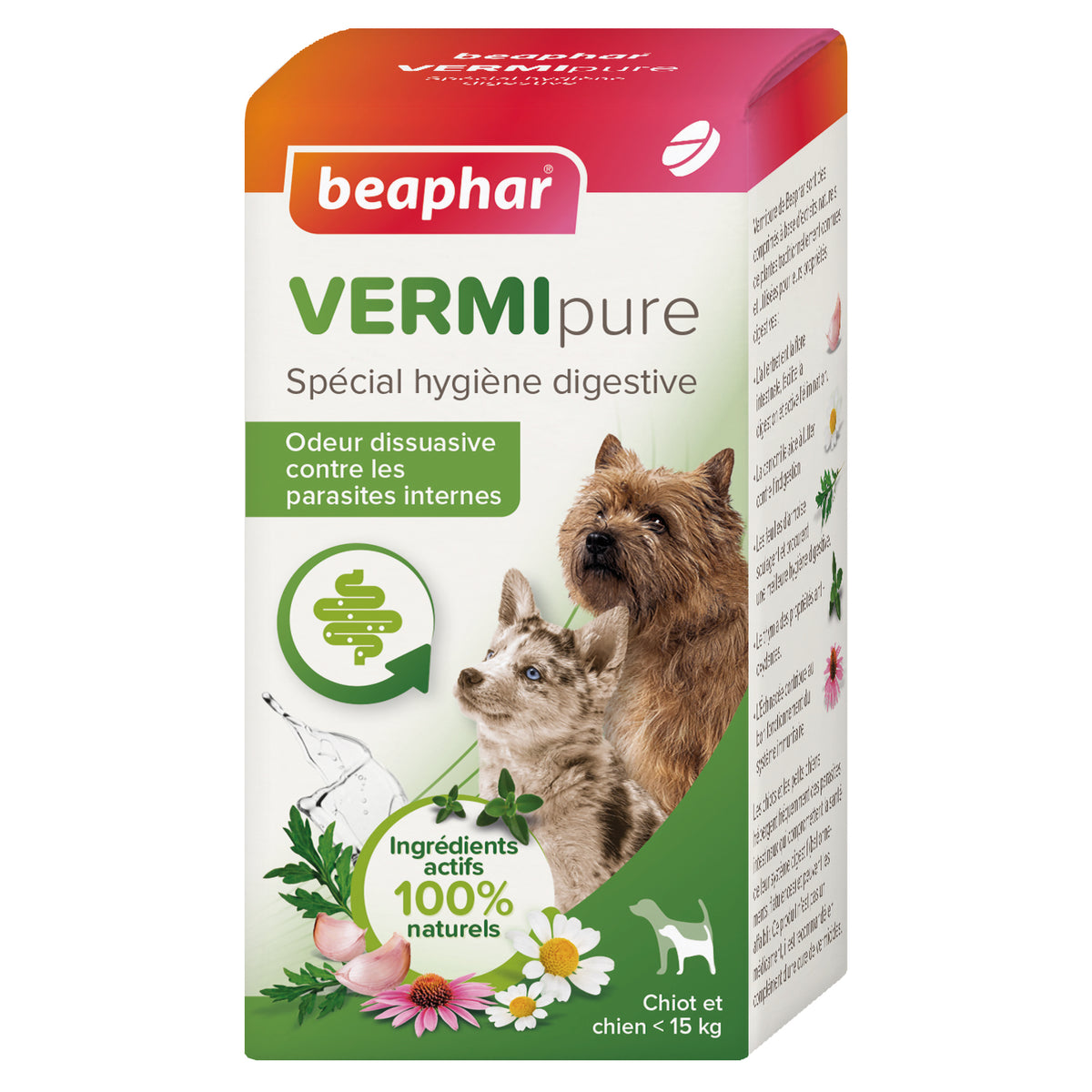 Vermipure comprimés Purge chiot, petit chien