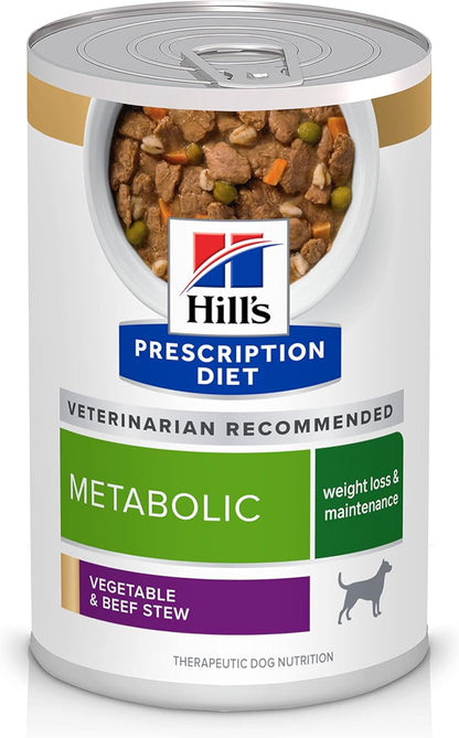 Prescription Diet Chien Metabolic Beef 12 x 370g