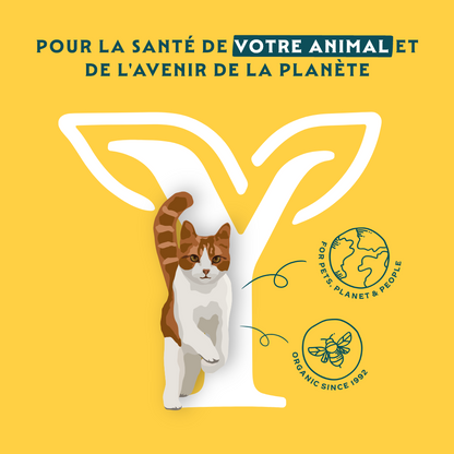 Yarrah croquettes bio sans céréales pour chat adulte