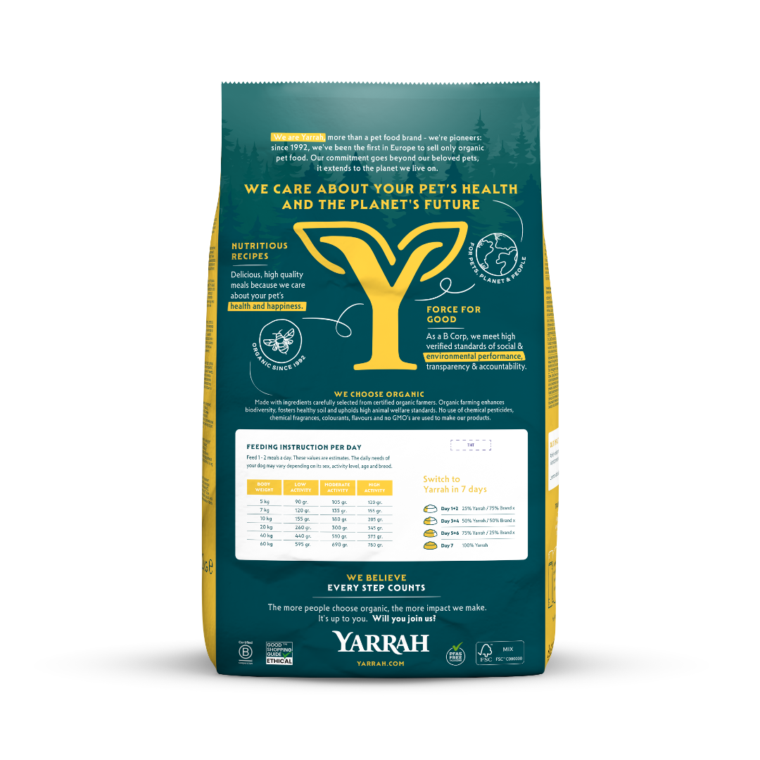 Yarrah croquettes bio chien