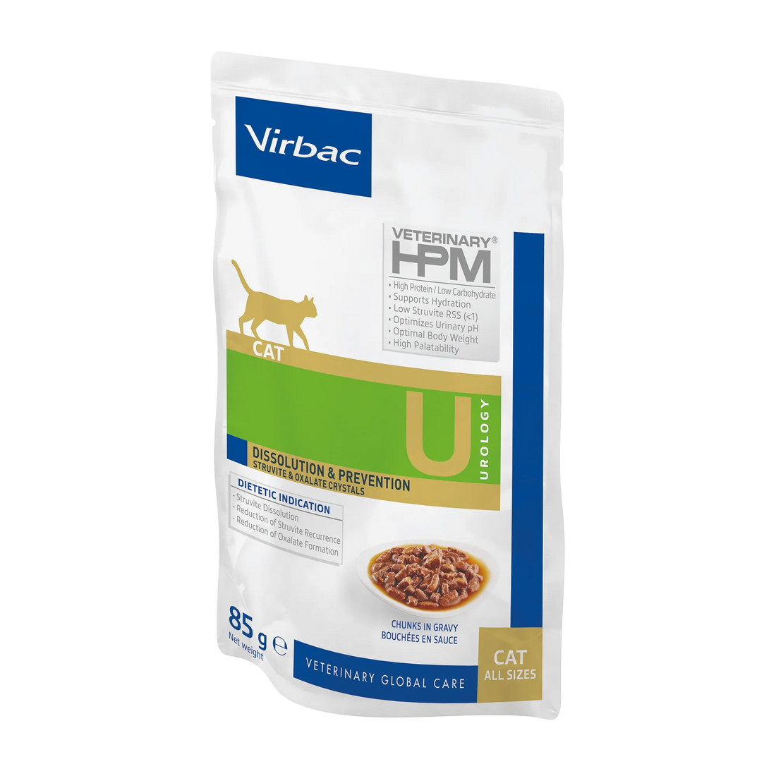Virbac Veterinary HPM Diététique Urology Dissolution &amp; Prévention sachets - pâtée chat