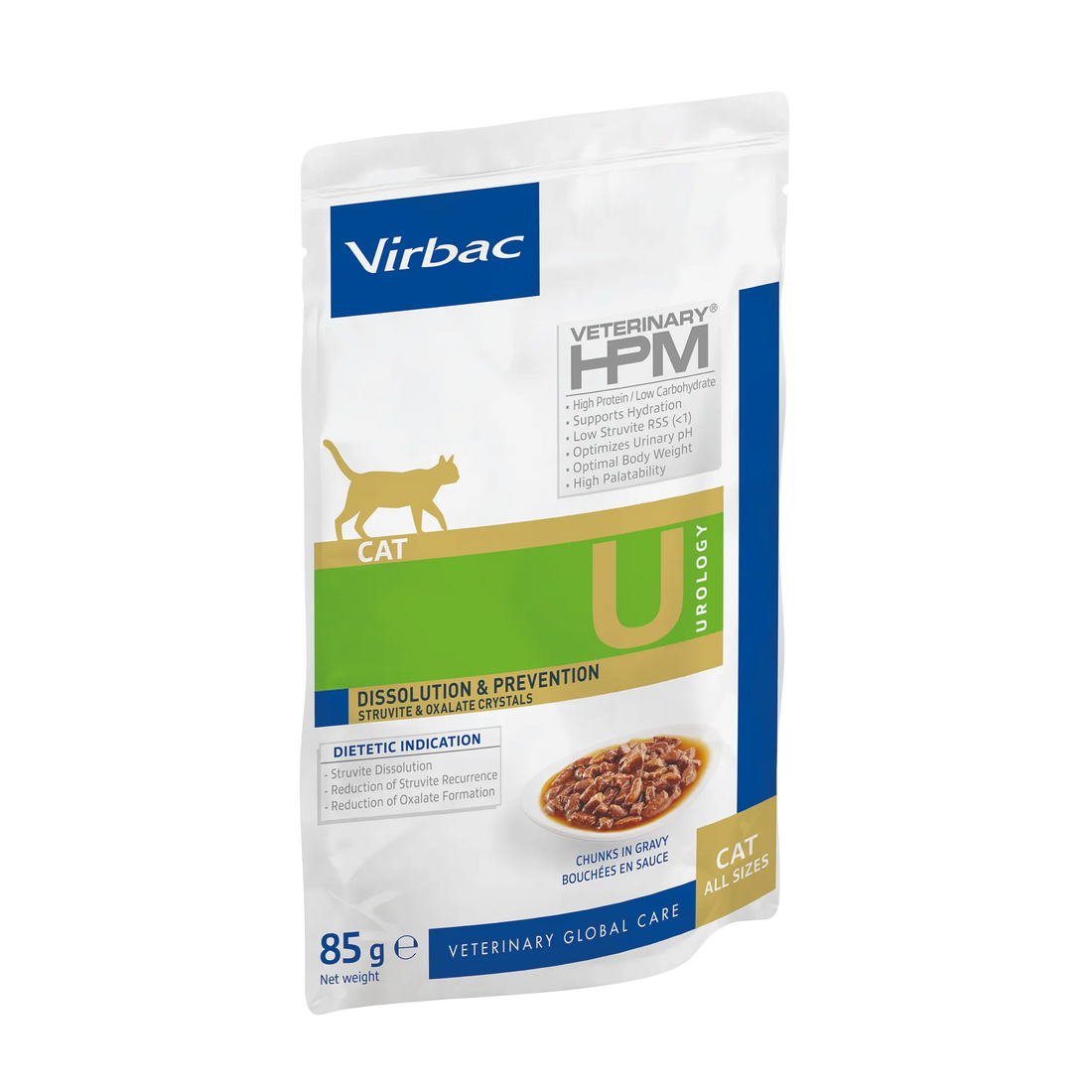 Virbac Veterinary HPM Diététique Urology Dissolution &amp; Prévention sachets - pâtée chat