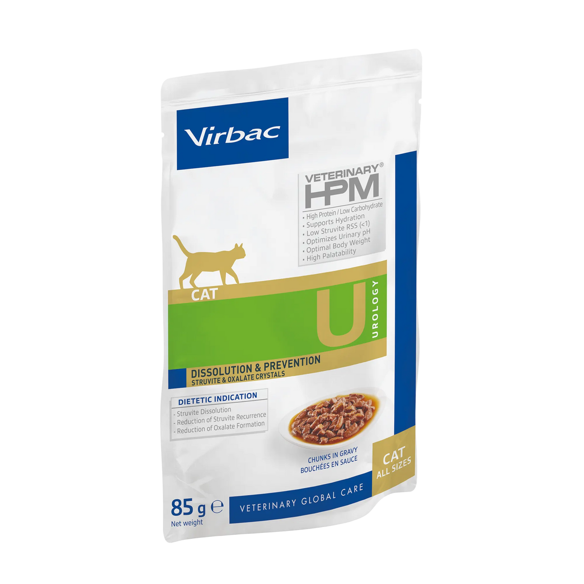 Virbac Veterinary HPM Diététique Urology Dissolution &amp; Prévention sachets - pâtée chat