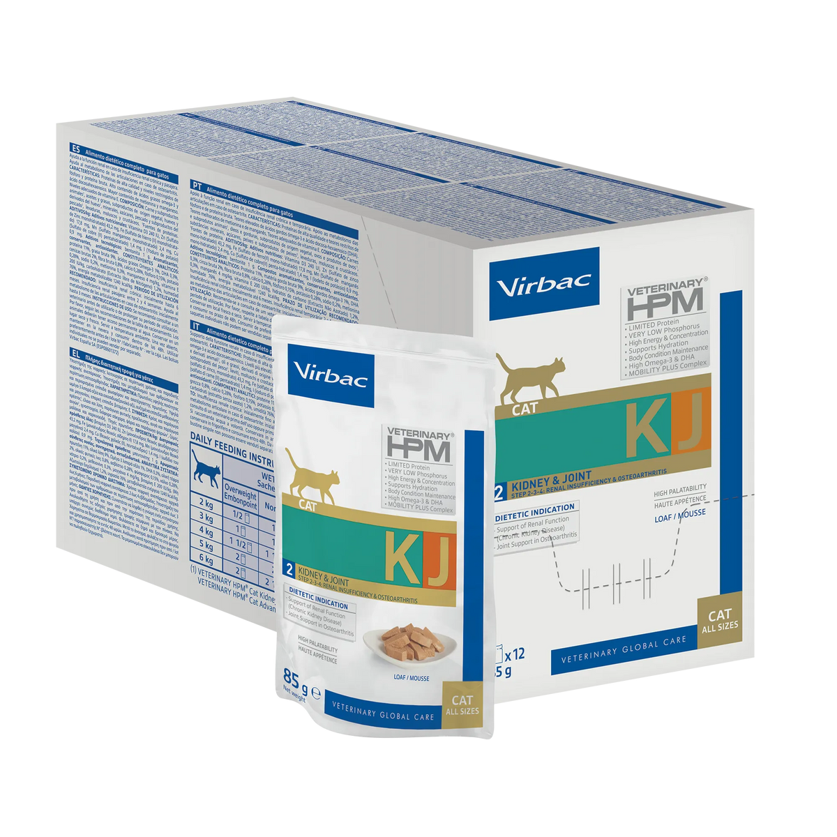 Virbac Veterinary HPM Diététique Kidney Joint mousse - pâtée chat