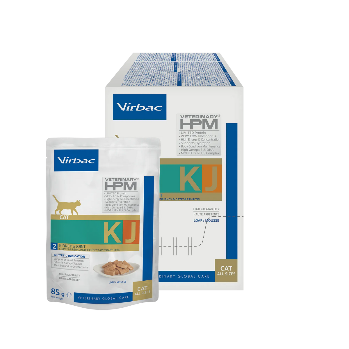 Virbac Veterinary HPM Diététique Kidney Joint mousse - pâtée chat