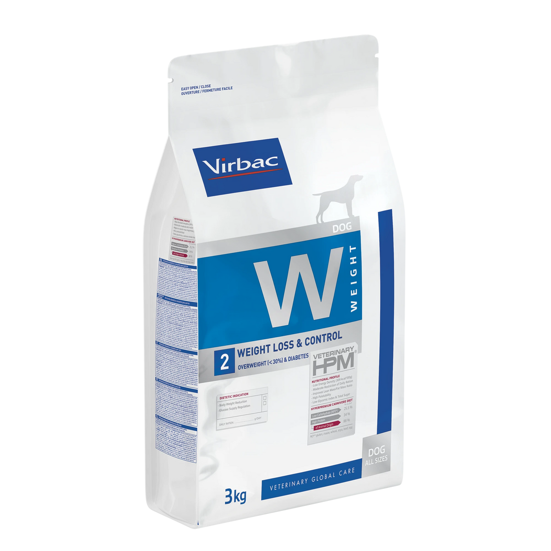 Virbac Veterinary HPM Diététique Weight Loss &amp; Control - croquettes chien