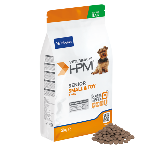 Virbac Veterinary HPM Physiologique Senior Small &amp; Toy - croquettes chien