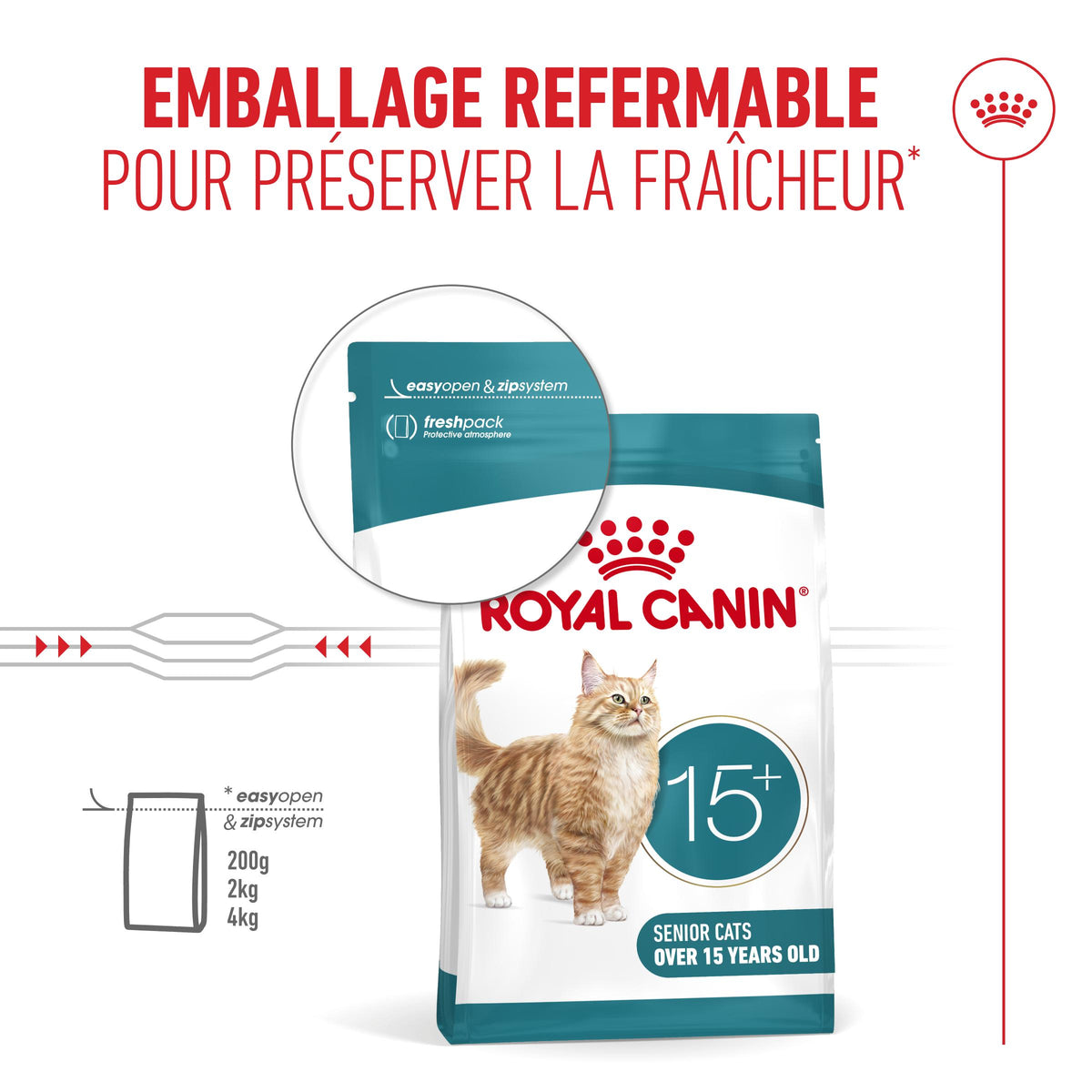 Royal Canin Ageing 15 + - croquettes chat
