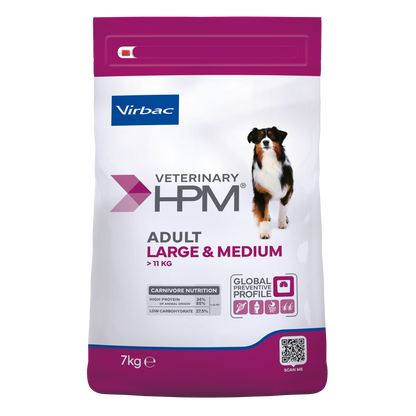 Virbac Veterinary HPM Adult Large &amp; Medium Dog - croquettes chien