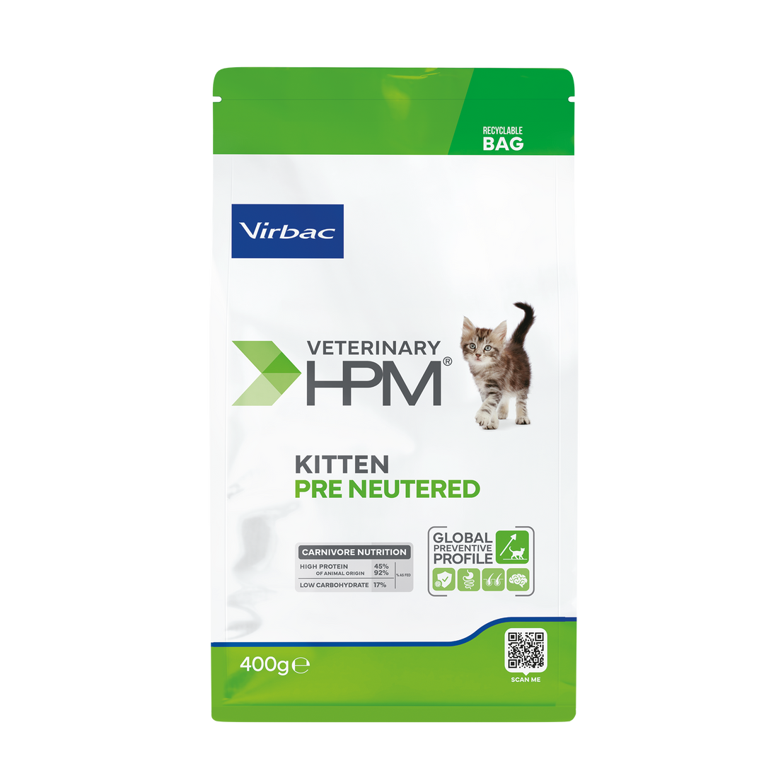 Virbac Veterinary HPM Kitten Pre Neutered - croquettes chaton