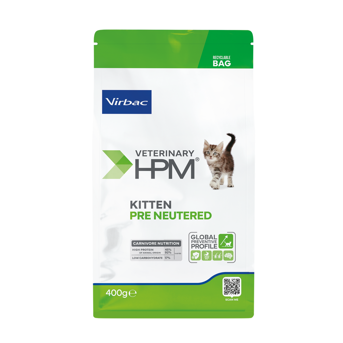 Virbac Veterinary HPM Kitten Pre Neutered - croquettes chaton