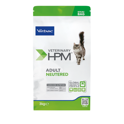 Virbac Veterinary HPM Adult Neutered Cat - croquettes chat
