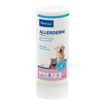 Allerderm shampoing peau normale chien, chat