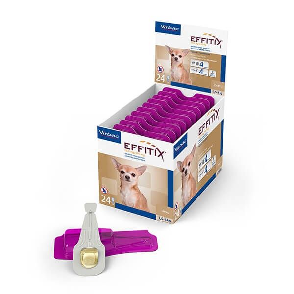 Effitix Spot On pipettes antiparasitaires chien